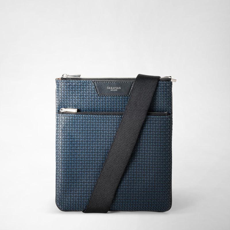 Serapian Tracolla piatta in stepan blu oceano-nero Offerte