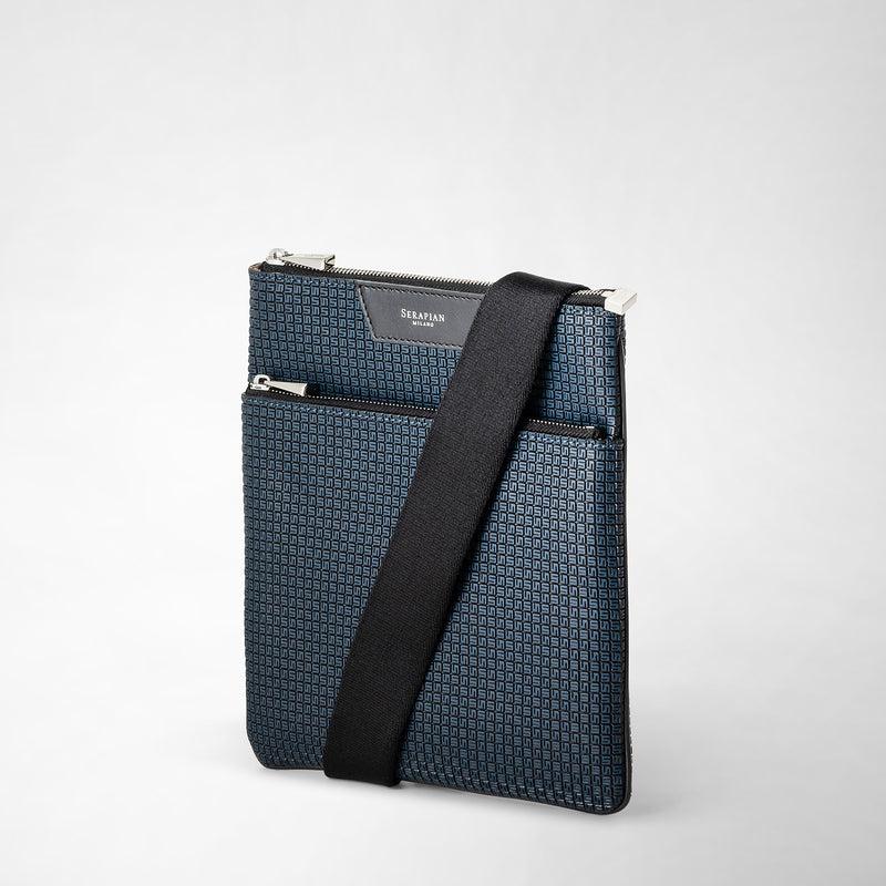 Serapian Tracolla piatta in stepan blu oceano-nero Offerte