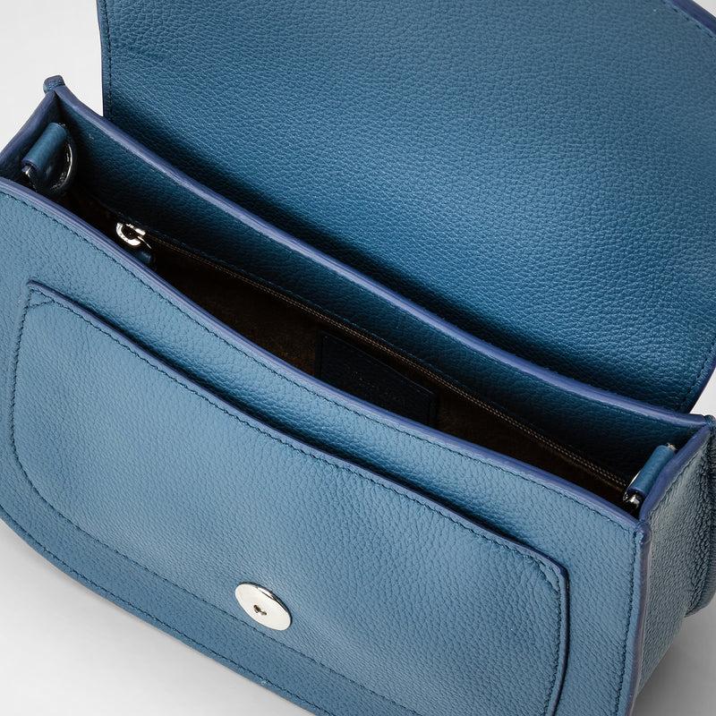 Serapian BORSA LUNA CROSSBODY IN PELLE RUGIADA Negozio