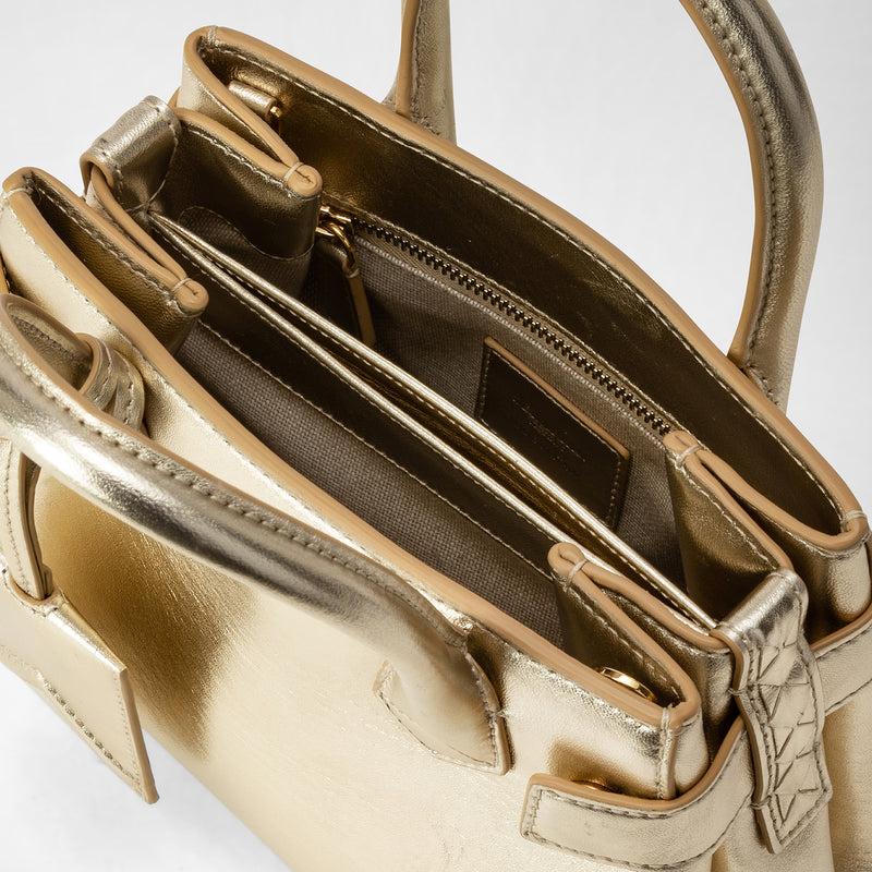 Serapian BORSA A MANO MINI MELINÉ IN PELLE SETA Novità