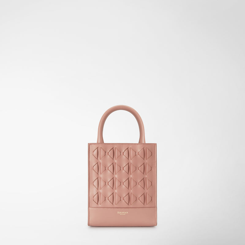 Serapian Borsa 1928 tote mini in mosaico blush Saldi