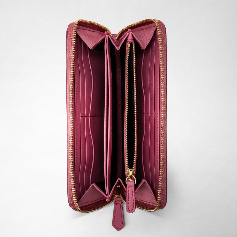 Serapian Zip-around wallet in mosaico petal Vendite Flash