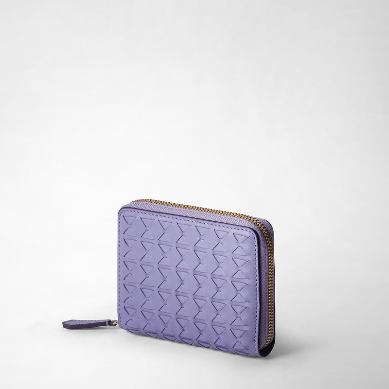 Serapian PORTAFOGLIO MINI CON ZIP IN MOSAICO Nuova