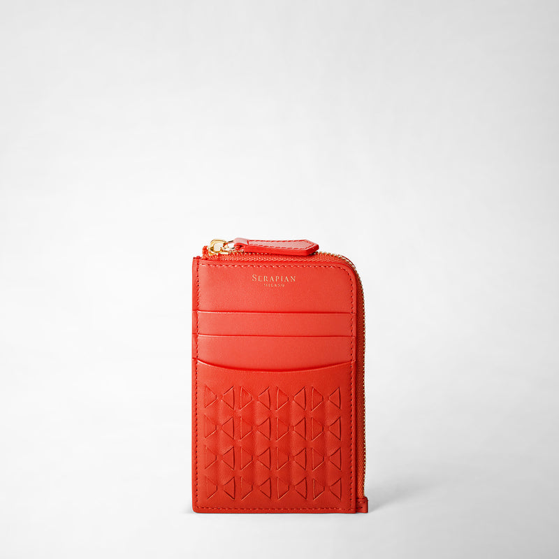 Serapian PORTACARTE CON ZIP IN MOSAICO