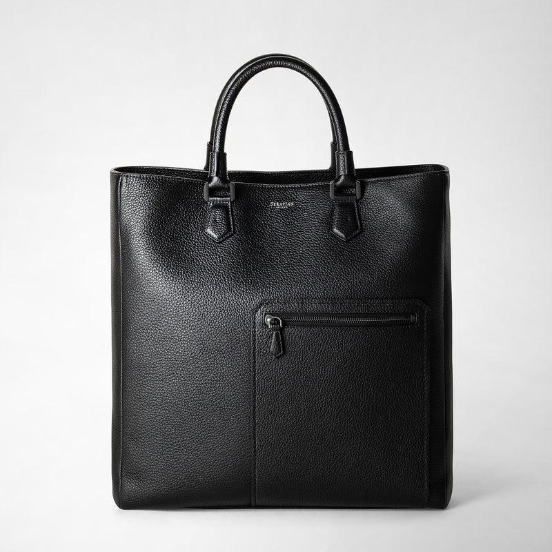 Serapian Quattordici tote bag in cachemire leather eclipse black Shopping Online