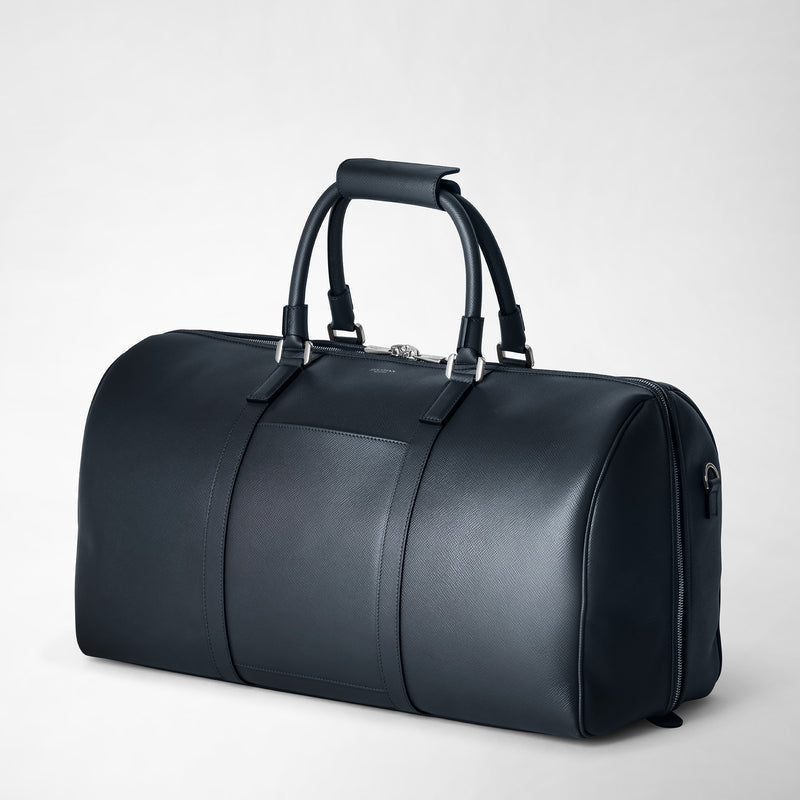 Serapian Borsa da viaggio in pelle evoluzione blu navy Italia