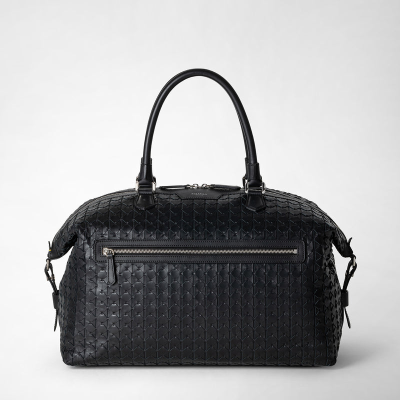 Serapian Travel bag in mosaico black Pezzi Unici