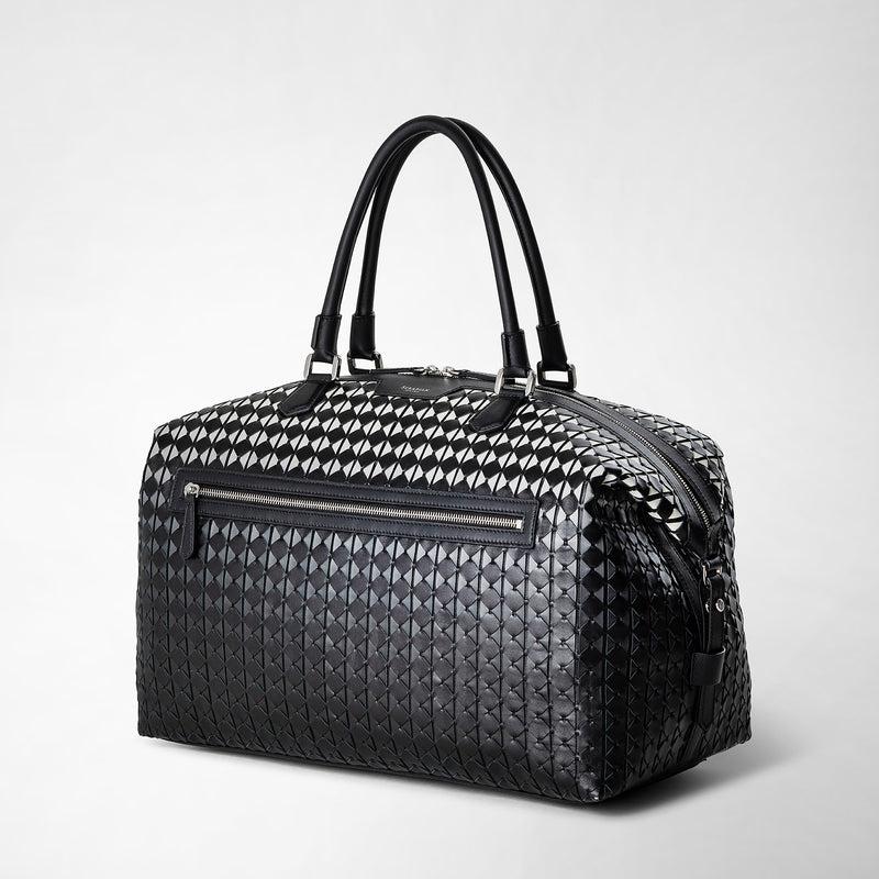 Serapian Travel bag in mosaico chiaroscuro Qualità Garantita