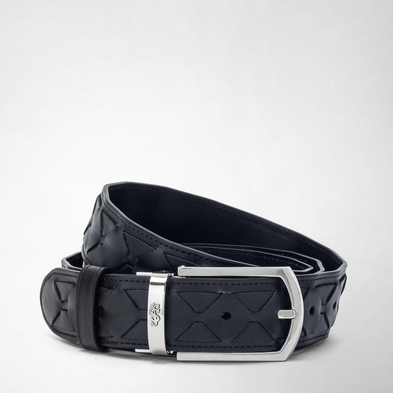 Serapian Belt in mosaico navy blue Acquista Ora