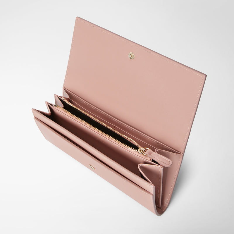 Serapian Portafoglio continental in mosaico blush Offerta
