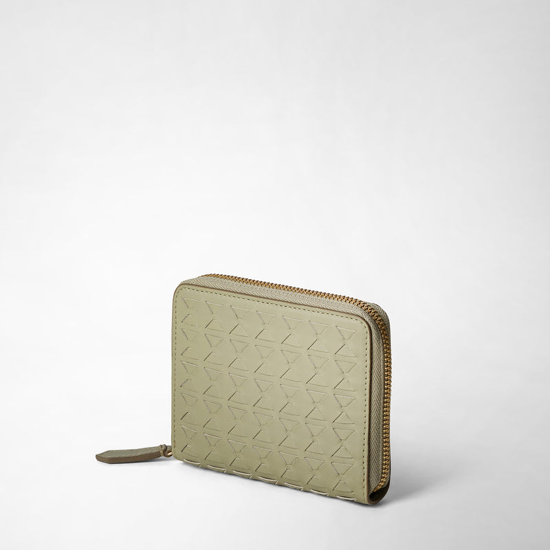 Serapian PORTAFOGLIO MINI CON ZIP IN MOSAICO Outlet
