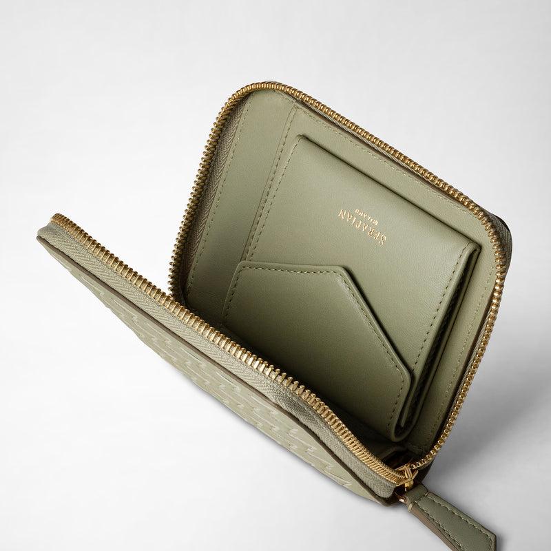 Serapian PORTAFOGLIO MINI CON ZIP IN MOSAICO Outlet