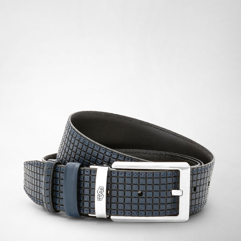Serapian Cintura in stepan blu oceano-nero Spedizione Gratuita