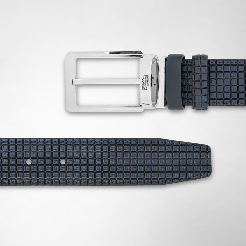Serapian Cintura in stepan blu oceano-nero Spedizione Gratuita