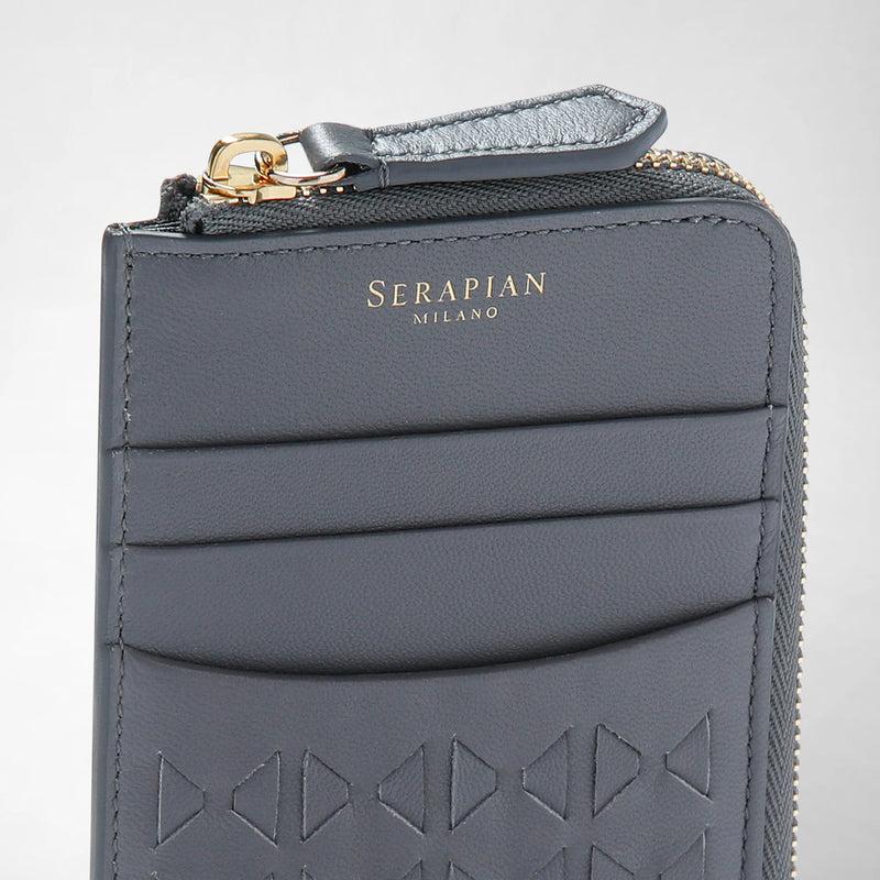 Serapian PORTACARTE CON ZIP IN MOSAICO Promozione Limitata