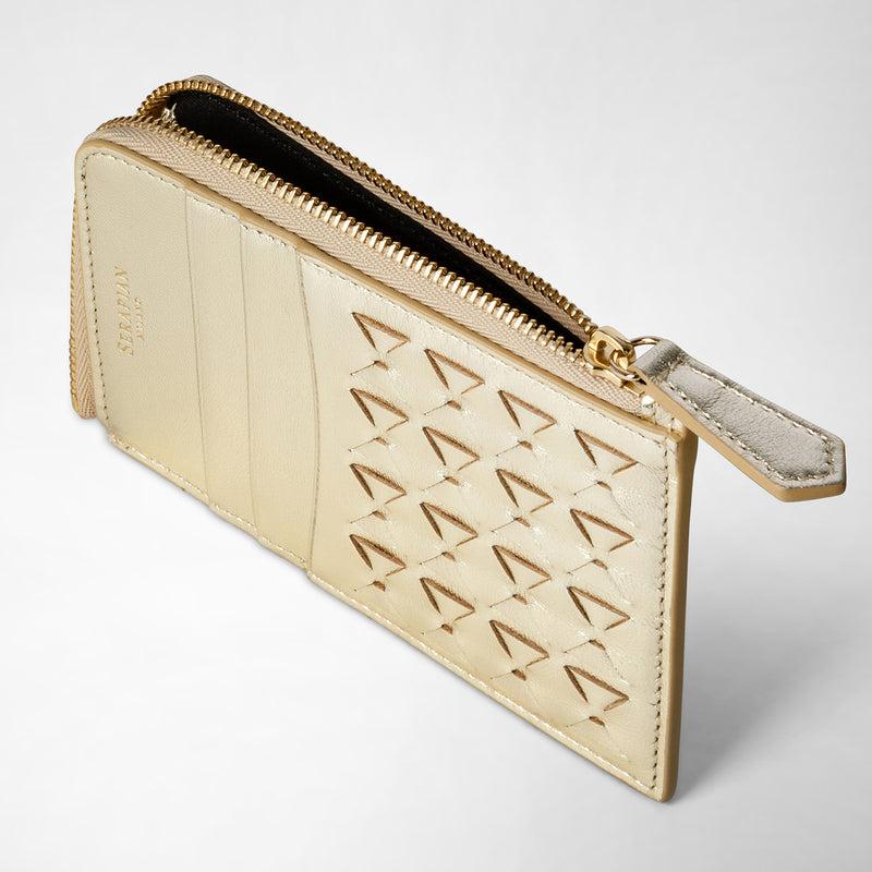 Serapian PORTACARTE CON ZIP IN MOSAICO Fino Al -60%