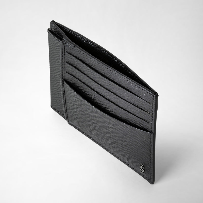 Serapian PORTACARTE PER 3 CARTE E PORTA DOCUMENTI IN PELLE EVOLUZIONE Qualità Garantita
