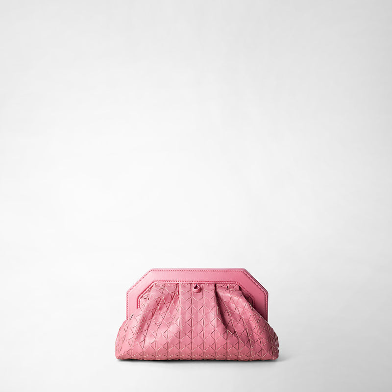 Serapian Secret clutch bag in mosaico petal Offerta