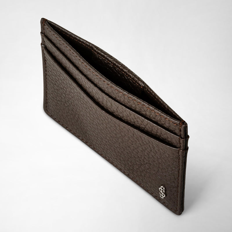 Serapian Portacarte per 4 carte in pelle cachemire espresso Hotsell