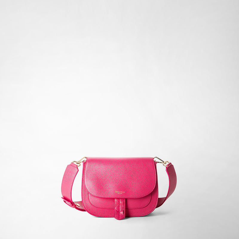 Serapian Luna crossbody bag in rugiada leather petal Qualità