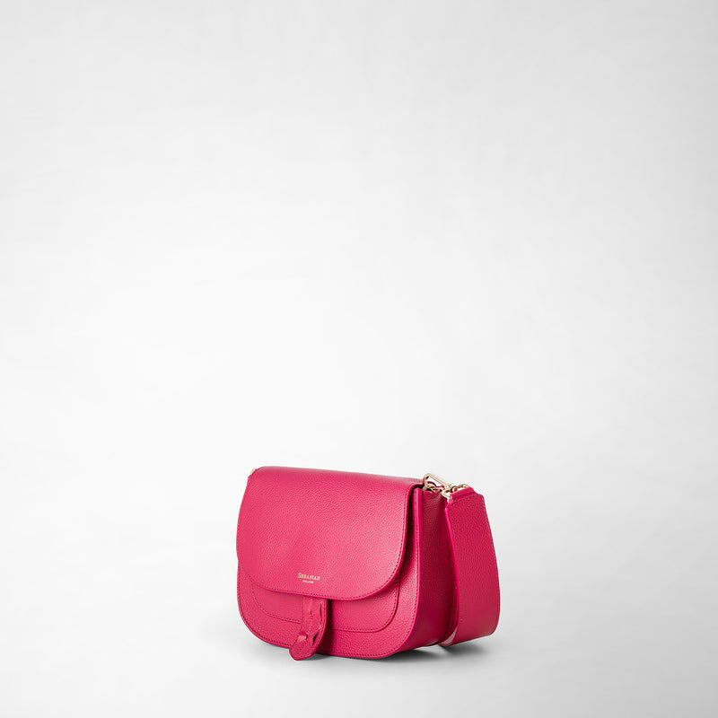 Serapian Luna crossbody bag in rugiada leather petal Qualità