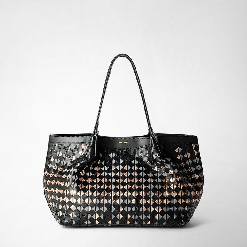 Serapian TOTE BAG SECRET PICCOLA IN MOSAICO MESTIERI D'ARTE Pezzi Unici