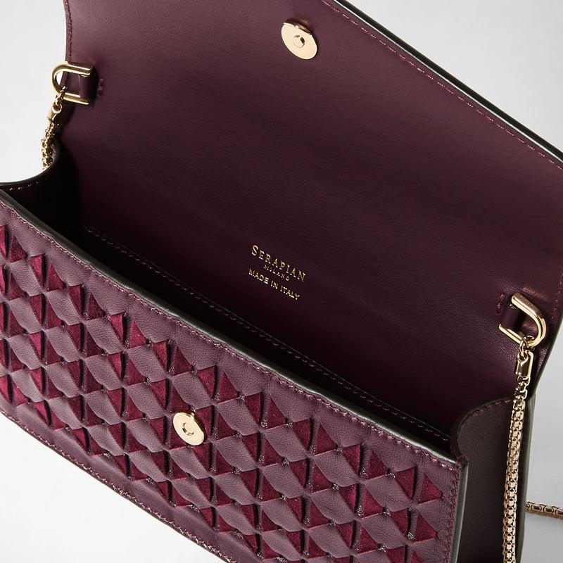 Serapian CLUTCH CON CATENA IN MOSAICO Soddisfazione Garantita