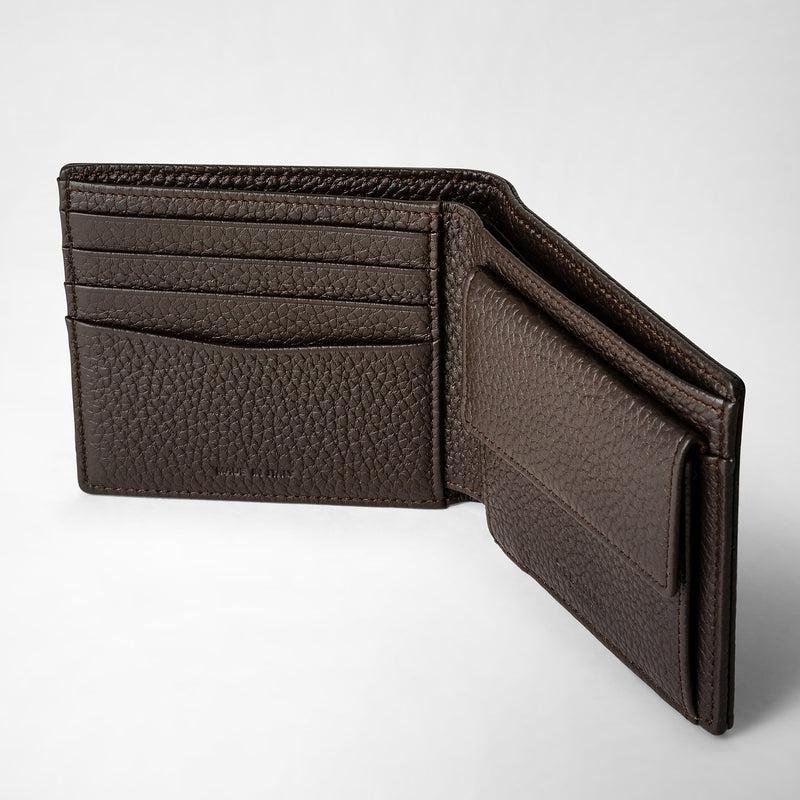 Serapian Portafoglio 4 carte portamonete pelle cachemire Presa