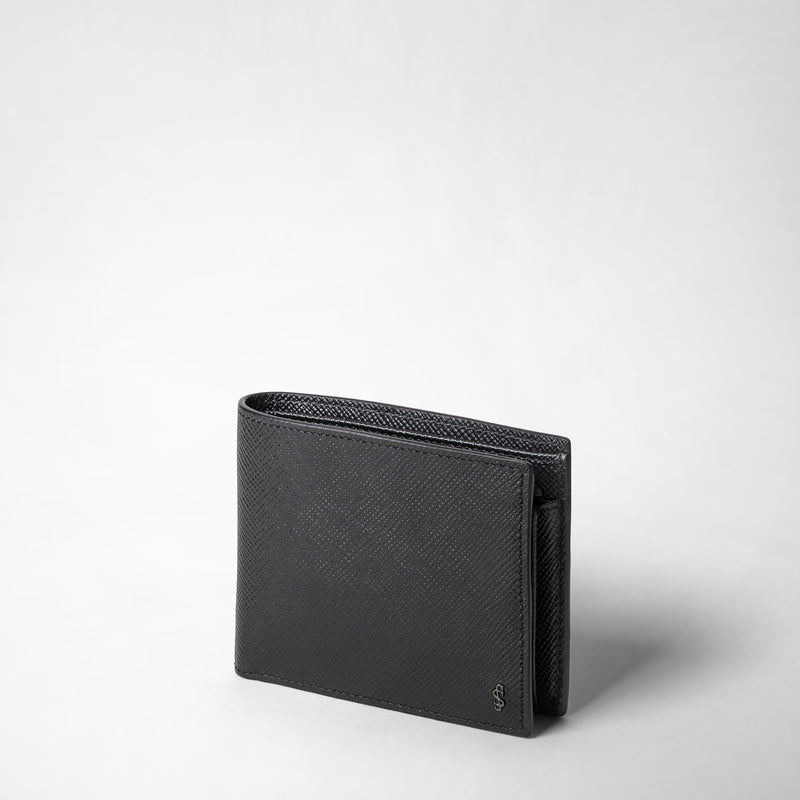 Serapian Portafoglio con portamonete pelle evoluzione nero Sconto