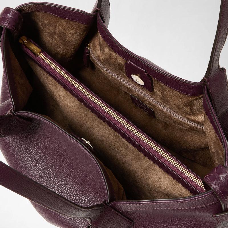 Serapian TOTE BAG SECRET PICCOLA IN PELLE RUGIADA Vendita Economica