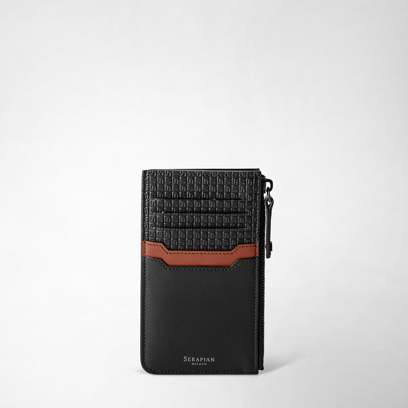 Serapian PORTACARTE CON ZIP IN STEPAN 72