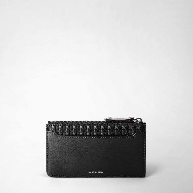 Serapian PORTACARTE CON ZIP IN STEPAN 72 Consegna Veloce