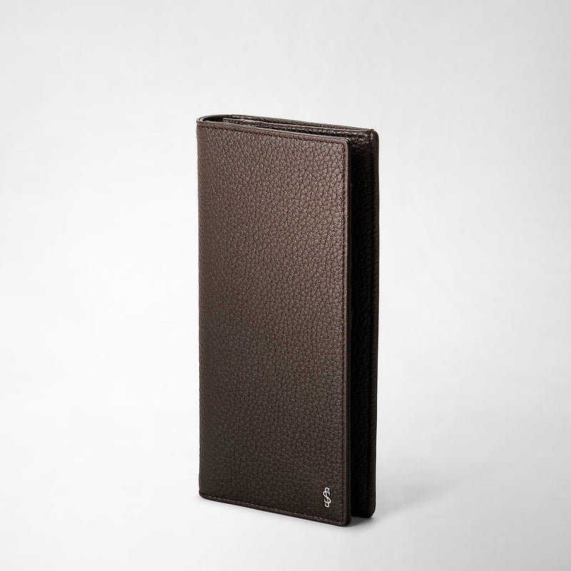 Serapian Portafoglio allungato in pelle cachemire espresso Cyber Monday