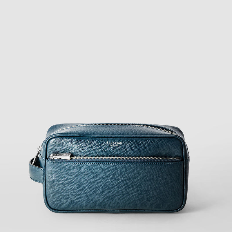 Serapian TROUSSE DA BAGNO IN PELLE EVOLUZIONE Vendita Calda