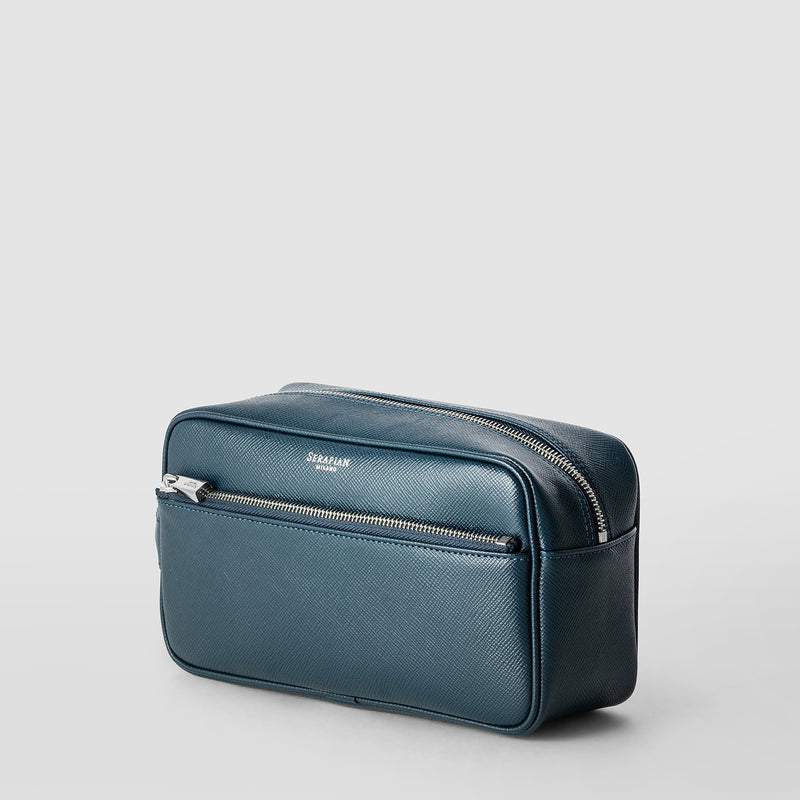 Serapian TROUSSE DA BAGNO IN PELLE EVOLUZIONE Vendita Calda