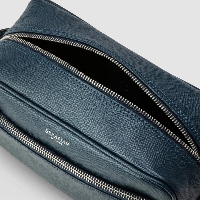Serapian TROUSSE DA BAGNO IN PELLE EVOLUZIONE Vendita Calda