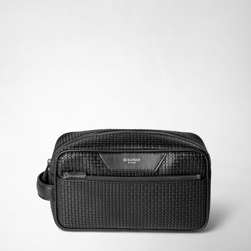Serapian Trousse da bagno in stepan nero-nero eclissi Negozio