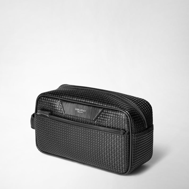 Serapian Trousse da bagno in stepan nero-nero eclissi Negozio