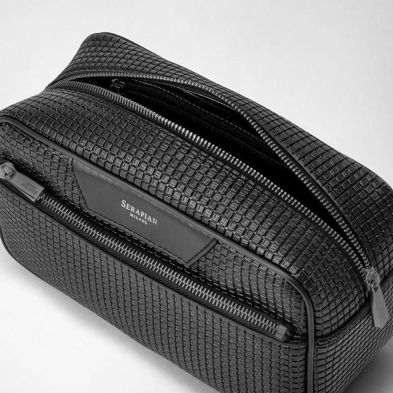 Serapian Trousse da bagno in stepan nero-nero eclissi Negozio