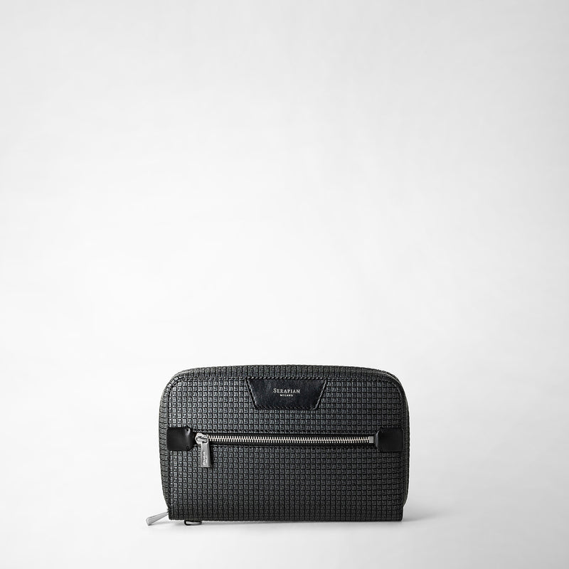 Serapian Pochette in stepan asfalto-nero 2025