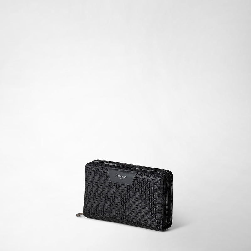 Serapian POCHETTE DA VIAGGIO CON ZIP DOPPIA IN STEPAN Latest stili
