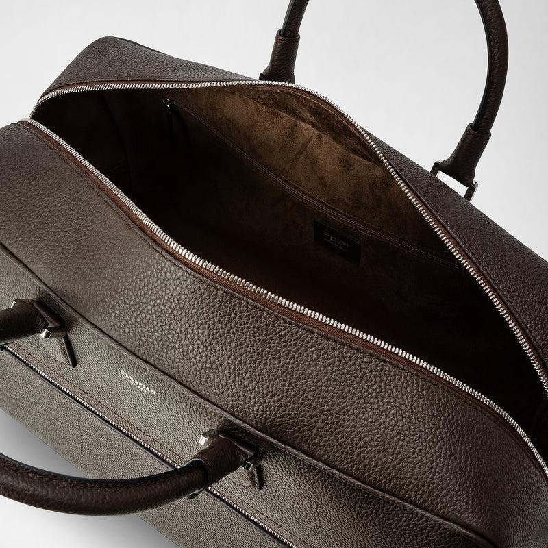 Serapian WEEKENDER MEDIA IN PELLE CACHEMIRE Black Friday Prezzi