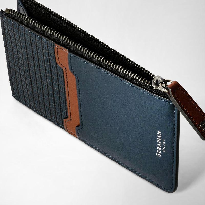 Serapian PORTACARTE CON ZIP IN STEPAN 72 Vendita
