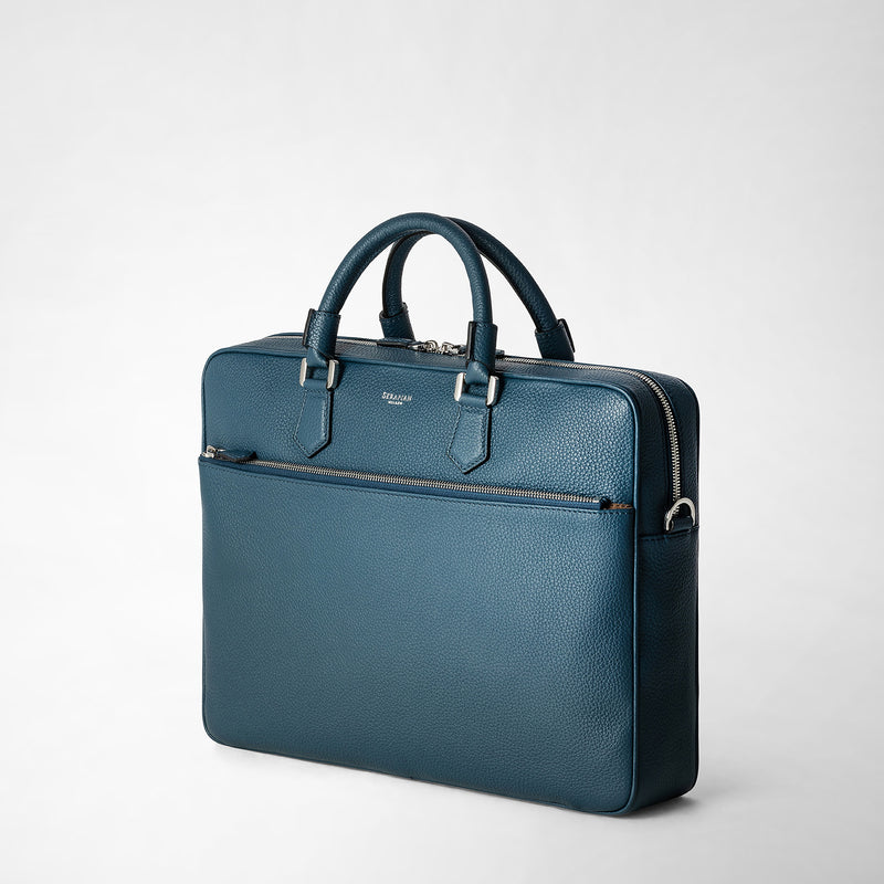 Serapian BORSA BUSINESS SLIM IN PELLE CACHEMIRE Qualità Garantita