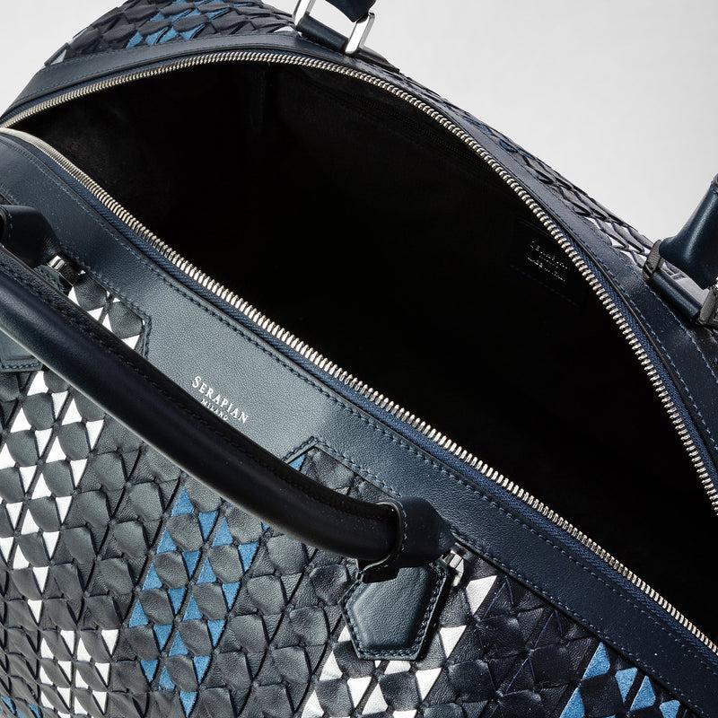Serapian BORSA BUSINESS SLIM IN MOSAICO MESTIERI D'ARTE Promozione Limitata