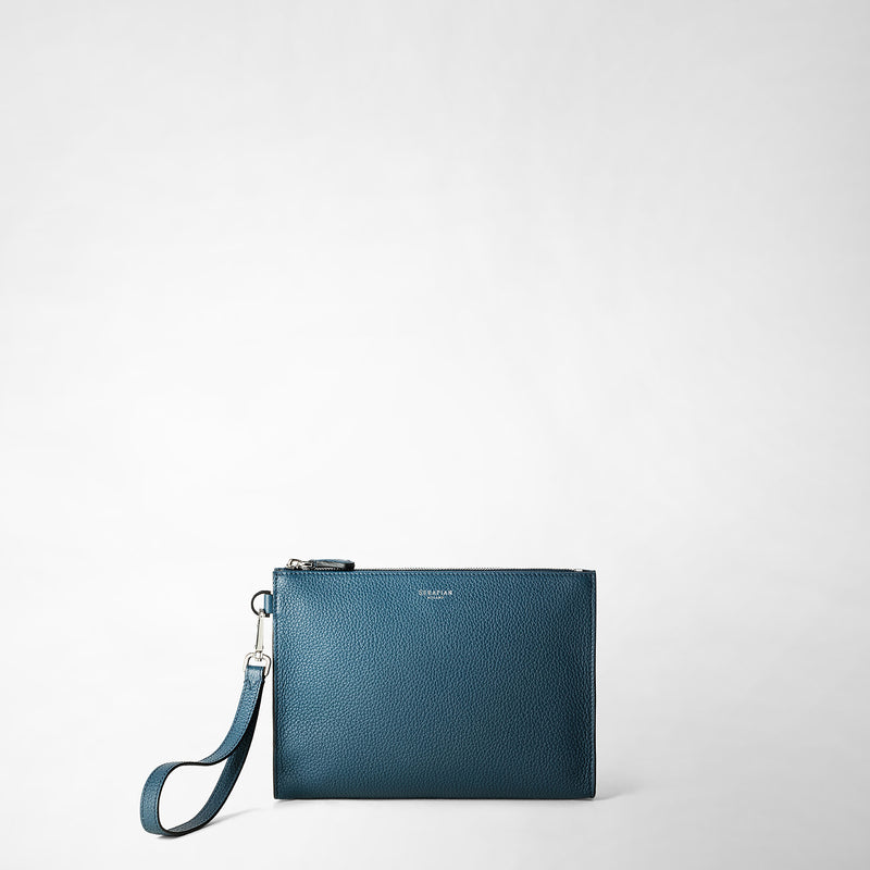 Serapian POCHETTE CON ZIP IN PELLE CACHEMIRE Fino Al -60%