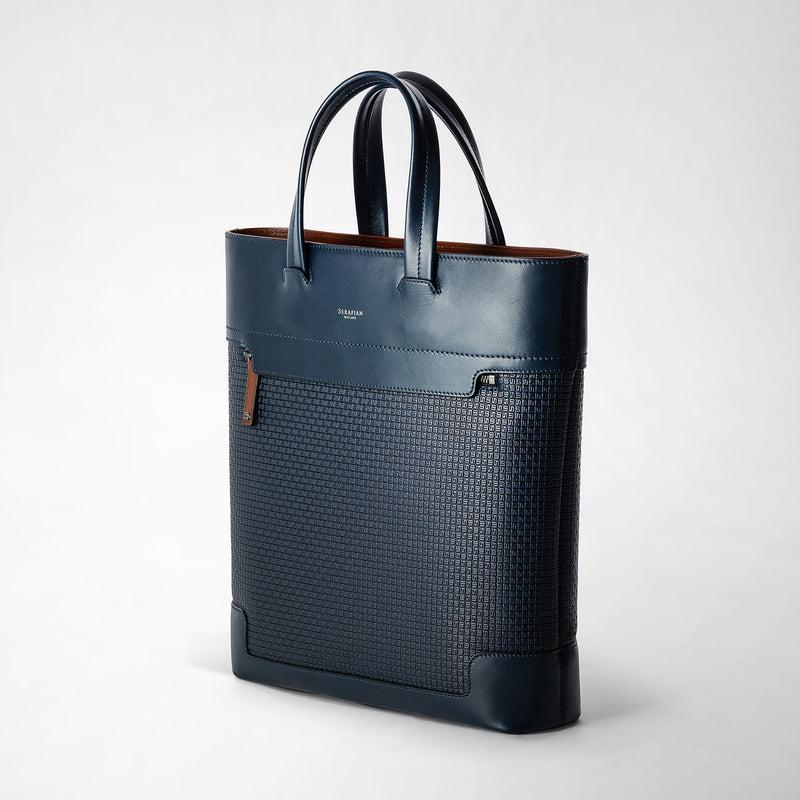 Serapian TOTE BAG VERTICALE IN STEPAN 72 Affare Del Giorno