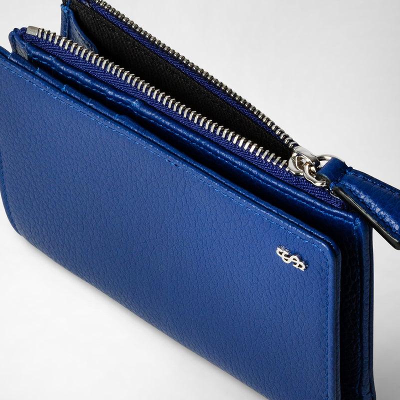 Serapian PORTAFOGLIO VERTICALE CON ZIP IN PELLE CACHEMIRE Convenienza