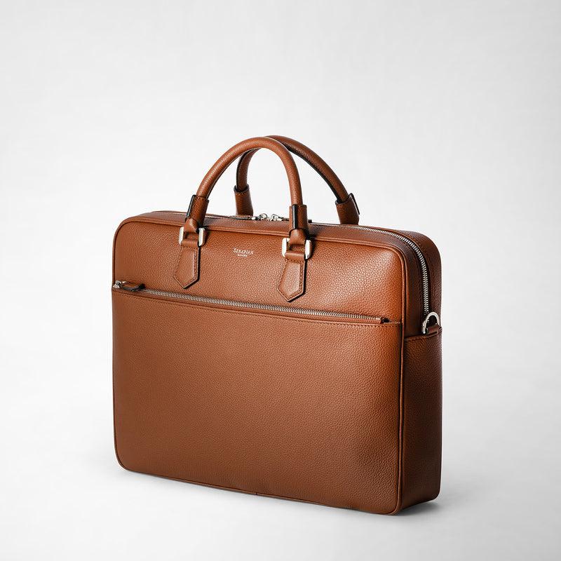 Serapian BORSA BUSINESS SLIM IN PELLE CACHEMIRE Sconto