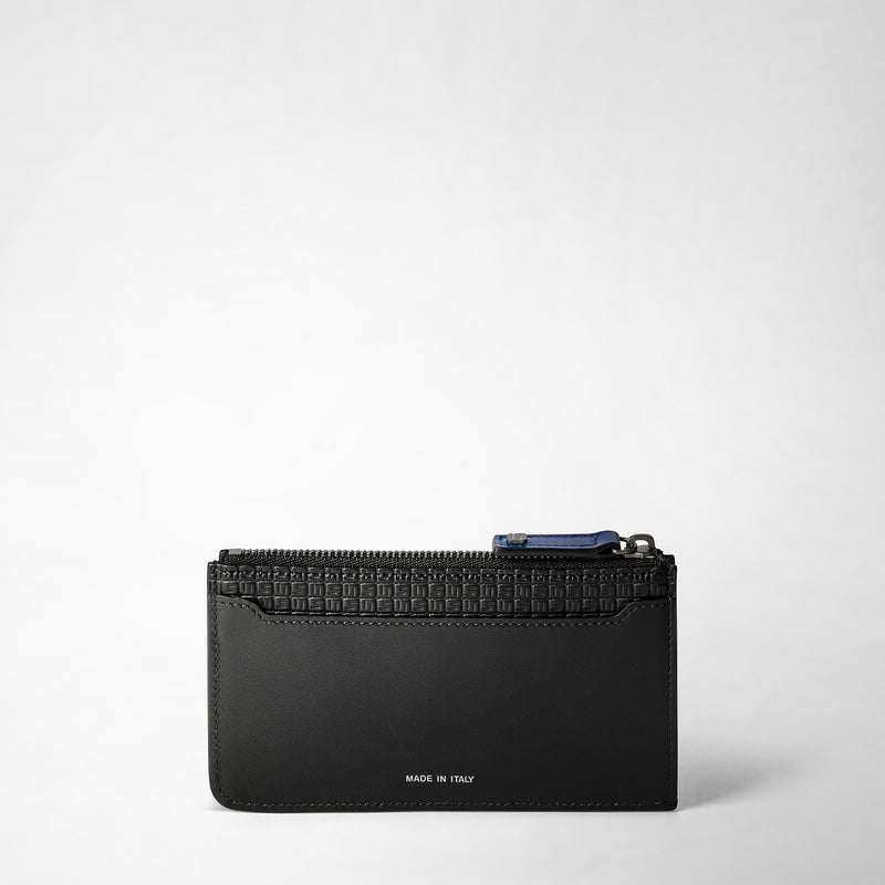 Serapian PORTACARTE CON ZIP IN STEPAN 72 Vendita Calda